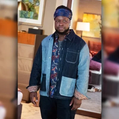 Tracker S02 Chris Lee Blue Color-Block Denim Jacket