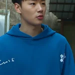 Weak Hero S02 Lee Min-Jae Blue Hoodie