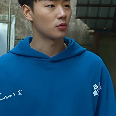 Weak Hero S02 Lee Min-Jae Blue Hoodie