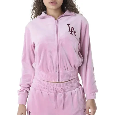 Women LA Dodgers Velour Tracksuit