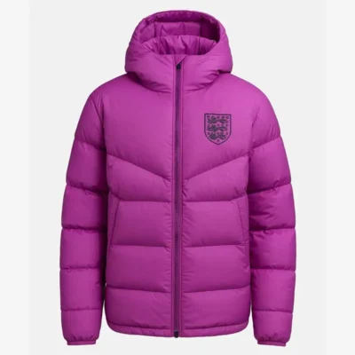 England Lionesses Purple Puffer Jacket