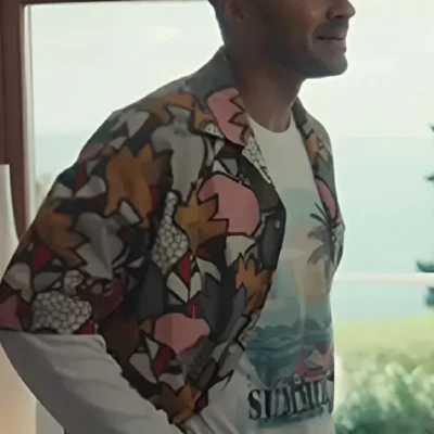 Hotel Costiera S01 Jesse Williams Short Sleeve Printed Shirt