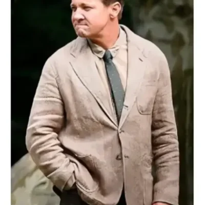 Jeremy Renner Wake Up Dead Man Coat