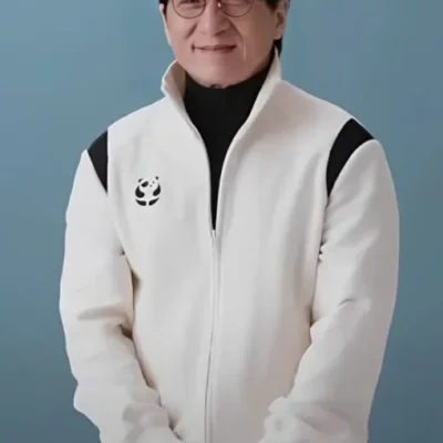 Karate Kid Legends 2025 Jackie Chan White Panda Jacket