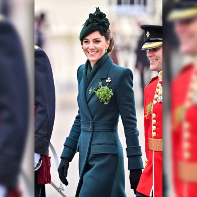Kate Middleton St Patrick’s Day coat