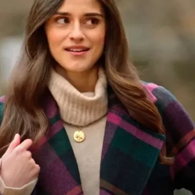 Lease On Love 2022 Rebecca Liddiard Plaid Coat