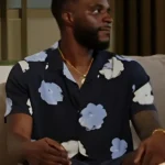 Love Hotel S01 Blue Floral Shirt