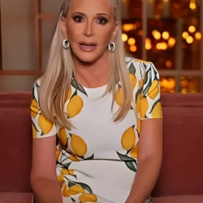 Love Hotel S01 Shannon Beador Lemon Print Dress