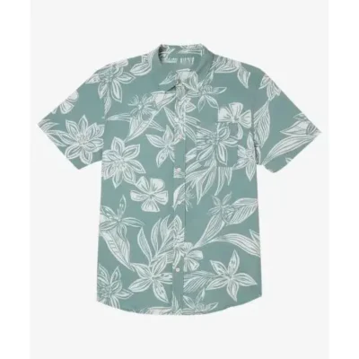 Love Hotel S01 Green Floral 2025 Shirt