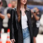 Materialists Dakota Johnson Black Leather Jacket