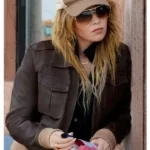 Poker Face Natasha Lyonne Leather Bomber Jacket