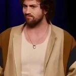 Press Junket 2025 Aaron Taylor Johnson Bomber Jacket