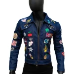 Rocketman Taron Egerton Blue Denim Jacket
