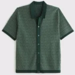 The Today Show 2025 Phillip Lindsay Green Knit Polo Shirt