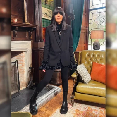 The Traitors UK Claudia Winkleman Black Blazer