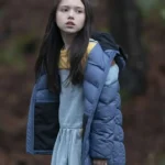 Violet Mcgraw M3GAN Blue Puffer Hooded Jacket