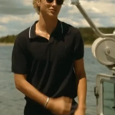 We Were Liars Joseph Zada Blue Polo Shirt