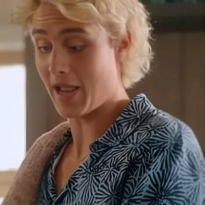 We Were Liars Joseph Zada Blue Print Shirt