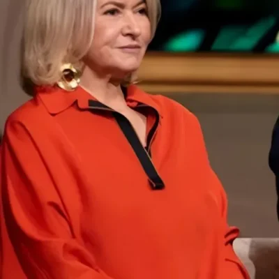 Yes Chef S01 Martha Stewart Orange Pullover Top