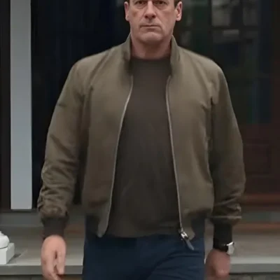 Your Friends and Neighbors Jon Hamm Brown Bomber Jacket