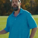 Happy Gilmore 2 Adam Sandler Blue Polo Shirt