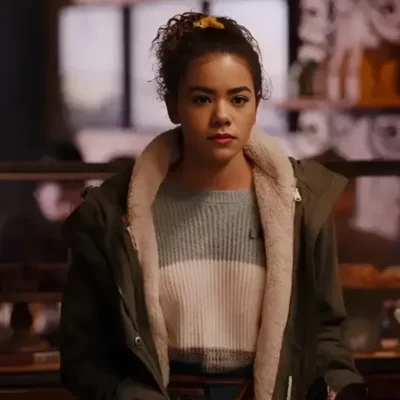 Antonia Gentry Ginny & Georgia Green Hooded Jacket