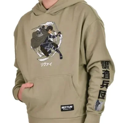 Attack On Titan Brown Hoodie