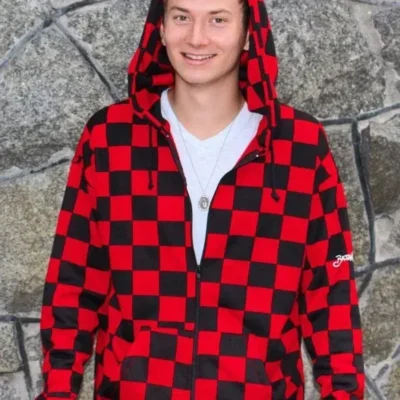 Bajan Canadian Checkered Hoodie