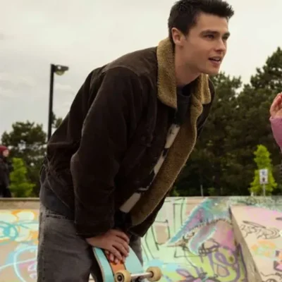 Ginny & Georgia S03 Marcus Baker Shearling Jacket