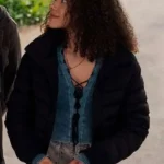 Ginny & Georgia S03 Ginny Miller Black Puffer Jacket