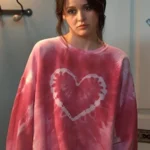Ginny and Georgia Sara Waisglass Tie Dye Heart Sweatshirt