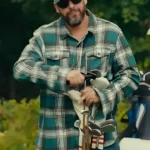 Happy Gilmore 2 Adam Sandler Green Plaid Shirt