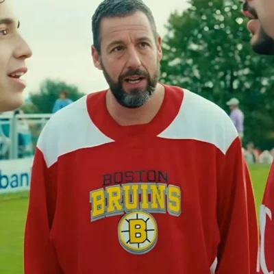 Happy Gilmore 2 Adam Sandler Red White Boston Jersey