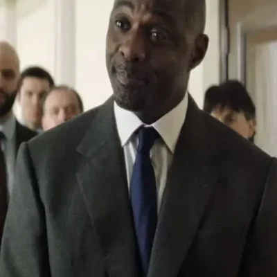 Heads of State 2025 Idris Elba Gray Suit