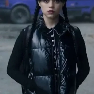 Jenna Ortega Wednesday Season 2 Puffer Vest 