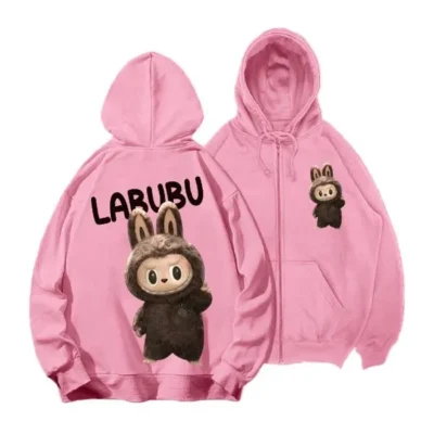 Labubu The Monster Pink Hoodie