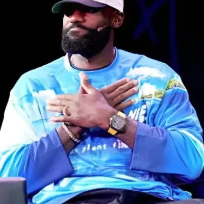 LeBron James Fanatics Fest NYC 2025 Blue Sweatshirt