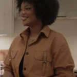 Next Gen NYC S01 Riley Burruss Brown Crop Jacket