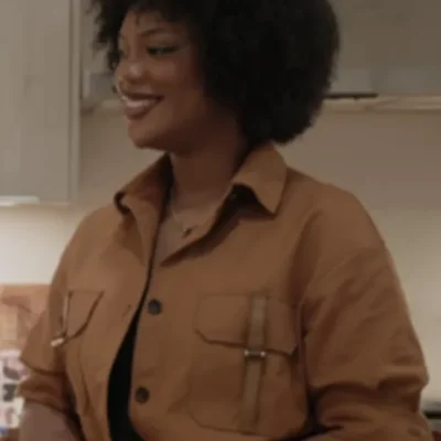 Next Gen NYC S01 Riley Burruss Brown Crop Jacket