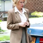 Paper Tiger 2025 Scarlett Johansson Brown Blazer