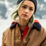 Resident Alien S04 Brown Waxed Jacket