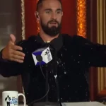 Rich Eisen Show Seth Rollins Black Sequin Jacket