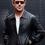 MFW 2023 Ryan Gosling Leather Jacket