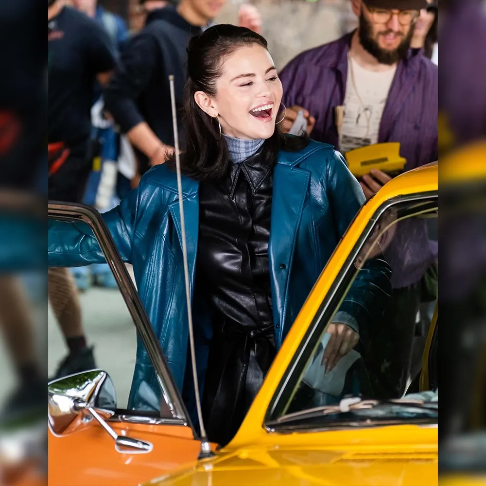 Selena Gomez Long Coat