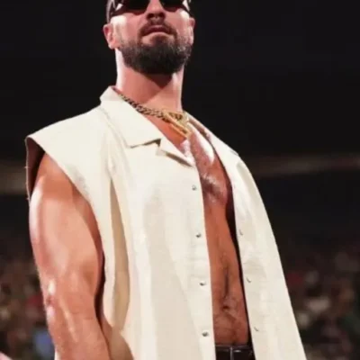 Seth Rollins Monday Night RAW Cream Vest
