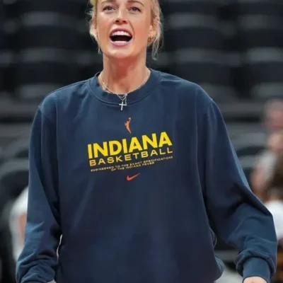 Sophie Cunningham Indiana Basketball Blue Sweatshirt