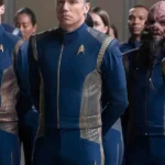 Star Trek Strange New Worlds 2022 Anson Mount Blue Jacket