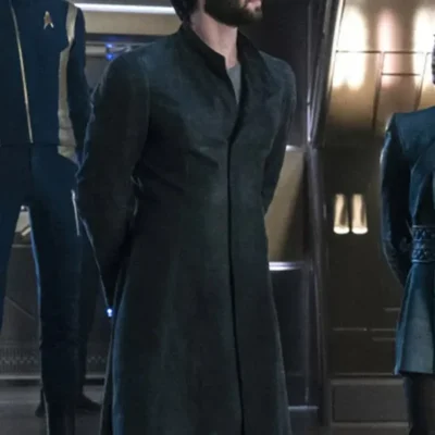 Star Trek Strange New Worlds 2022 Ethan Peck Black Coat