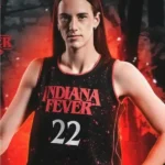 Caitlin Clark Indiana Fever Stranger Things Black Jersey