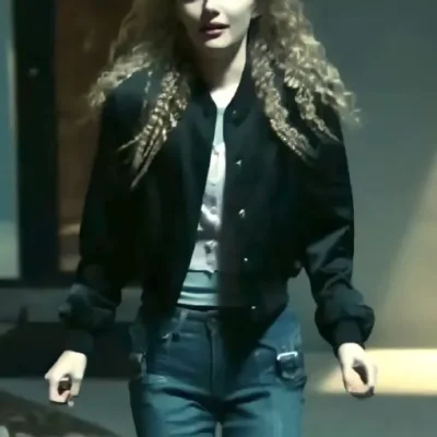 The Stranger in My Home Amiah Miller Bomber Jacket